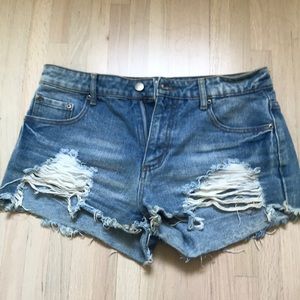 jean shorts